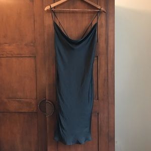 Bardot Strappy Satin Slip Dress